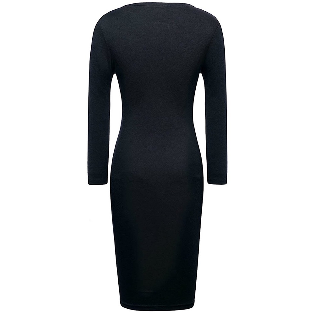 NWOT Bodycon Dress with Keyhole - Picture 3 of 4